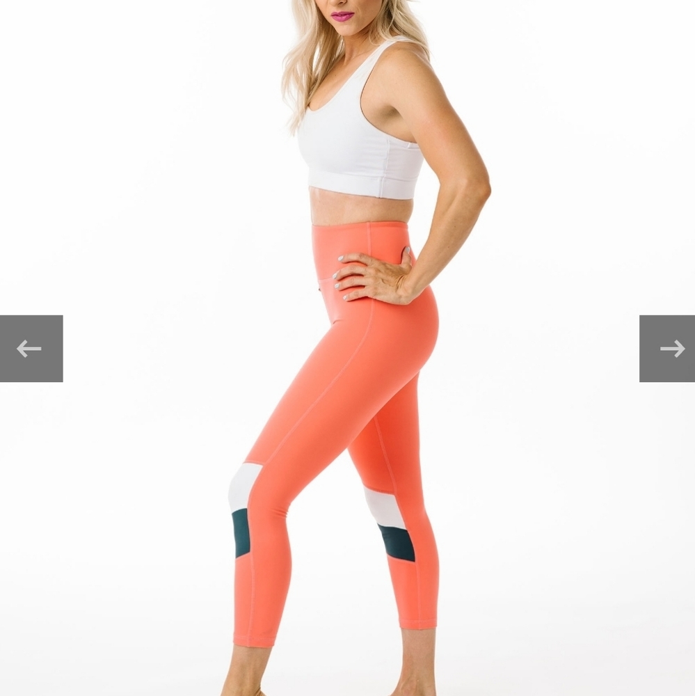 NEW Zyia Tangerine Light n Tights